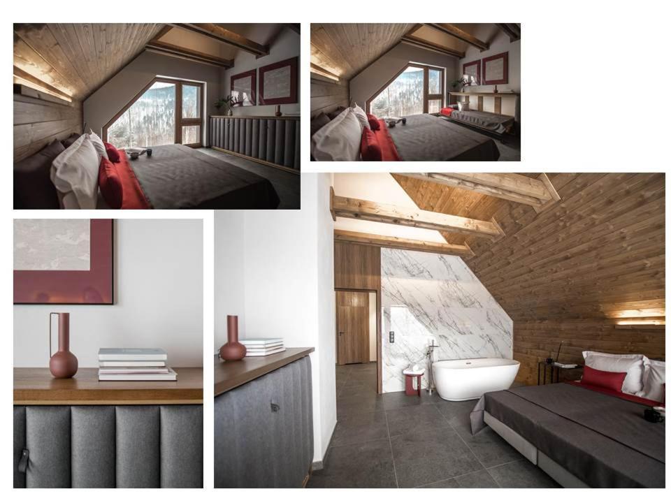 Aspen Deluxe Residence & Aspen Cottage Międzybrodzie Bialskie Exterior foto